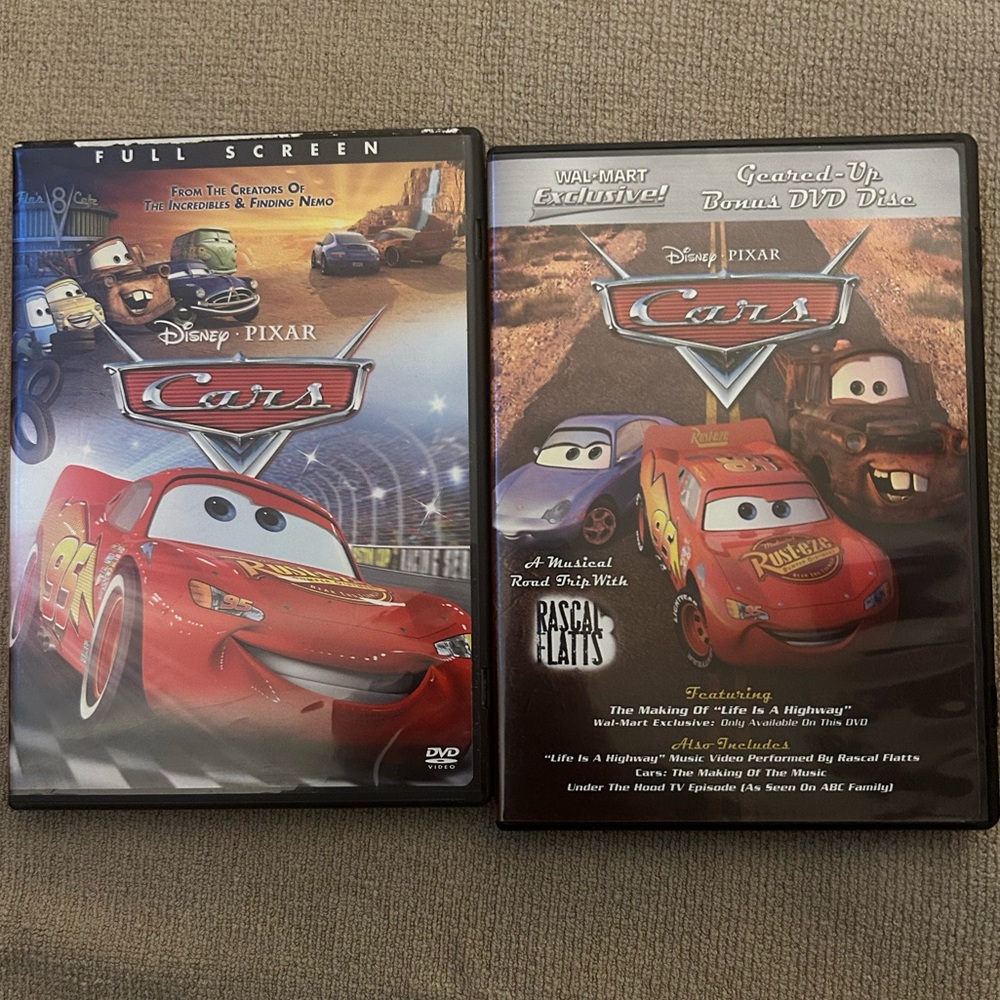 Cars 2 DVD Set: Movie Plus Walmart Exclusive Geared-Up Bonus DVD